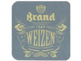 Brand – Bierviltjes "Weizen" – 400 stuks (4x 100 stuks)